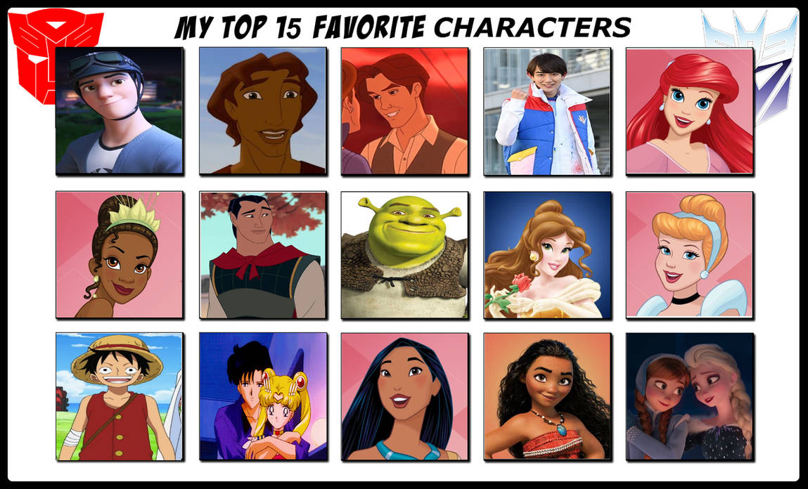 My Top 15 Favorite Characters By Alex14avila On Deviantart My Top 15 Favorite Characters By Alex14avila On Deviantart