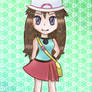 Pokemon Trainer Leaf (Green/Blue)