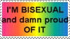 Proud Bisexual Stamp