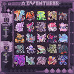 (OPEN 21/25) Monster Adventurer Adoptables #2 by VoiDdraig