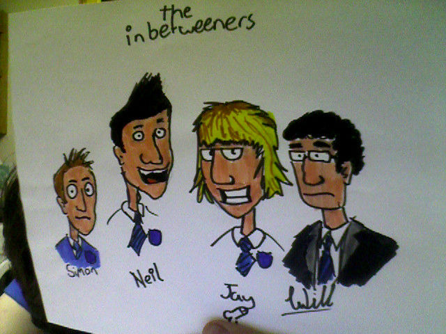 Simpson Inbetweeners The Inbetweeners (Cartoon version) by Scrapolio on DeviantArt