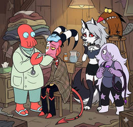 Blitzo has the Flu