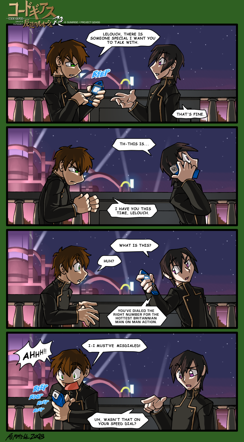 Code Geass Deviantart Code Geass - Bad Call by FoxxFireArt on DeviantArt