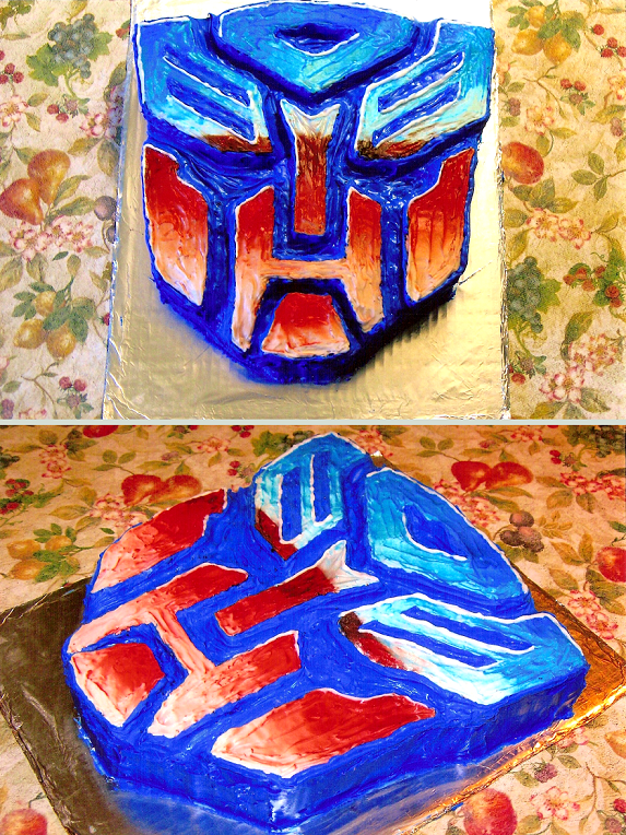 Transformers Cake