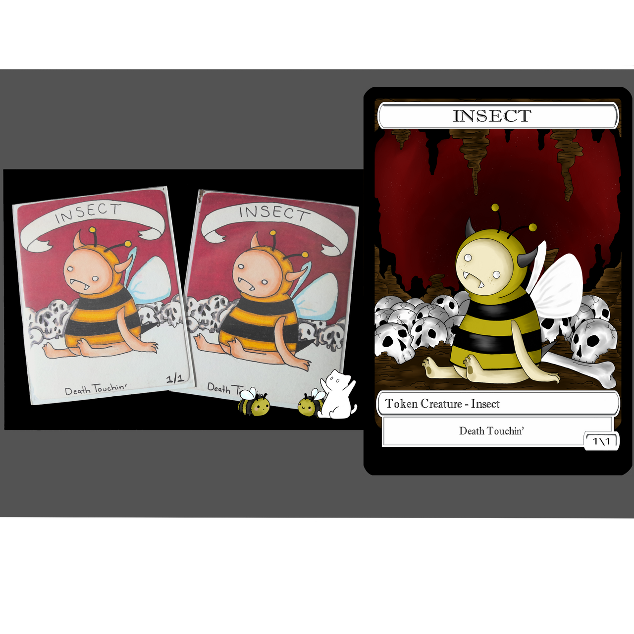 Insect Tokens by DeliriousPops on DeviantArt