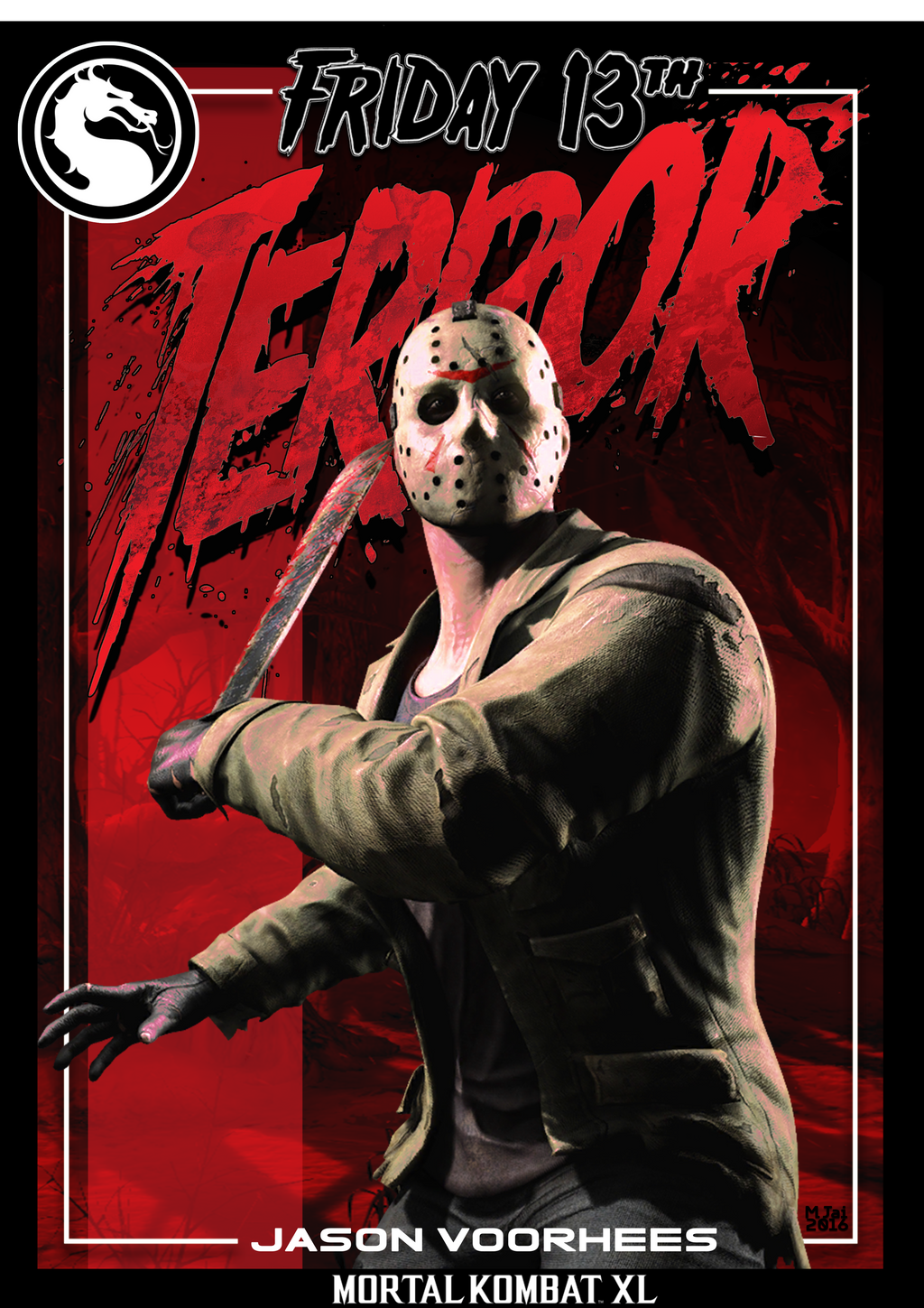 Mortal Kombat XL- Trading Cards #1 Jason Voorhees