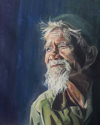 Old Man Painting
