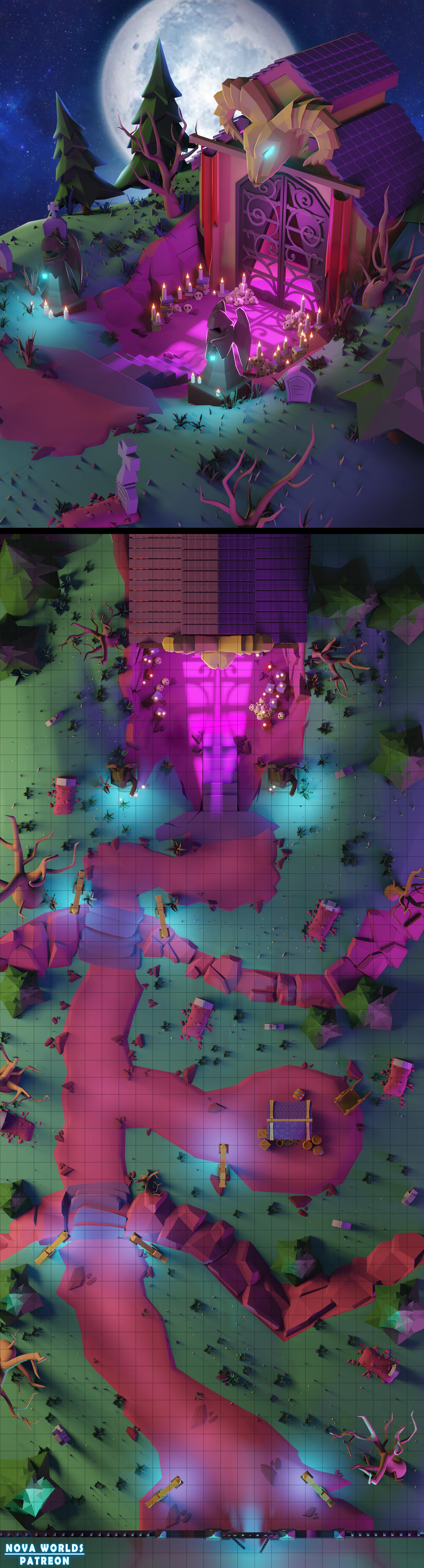 Graveyard Map by NovaWorlds on DeviantArt