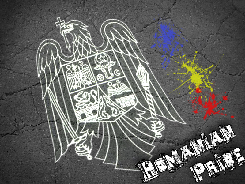 Romanian Pride Street Chalk