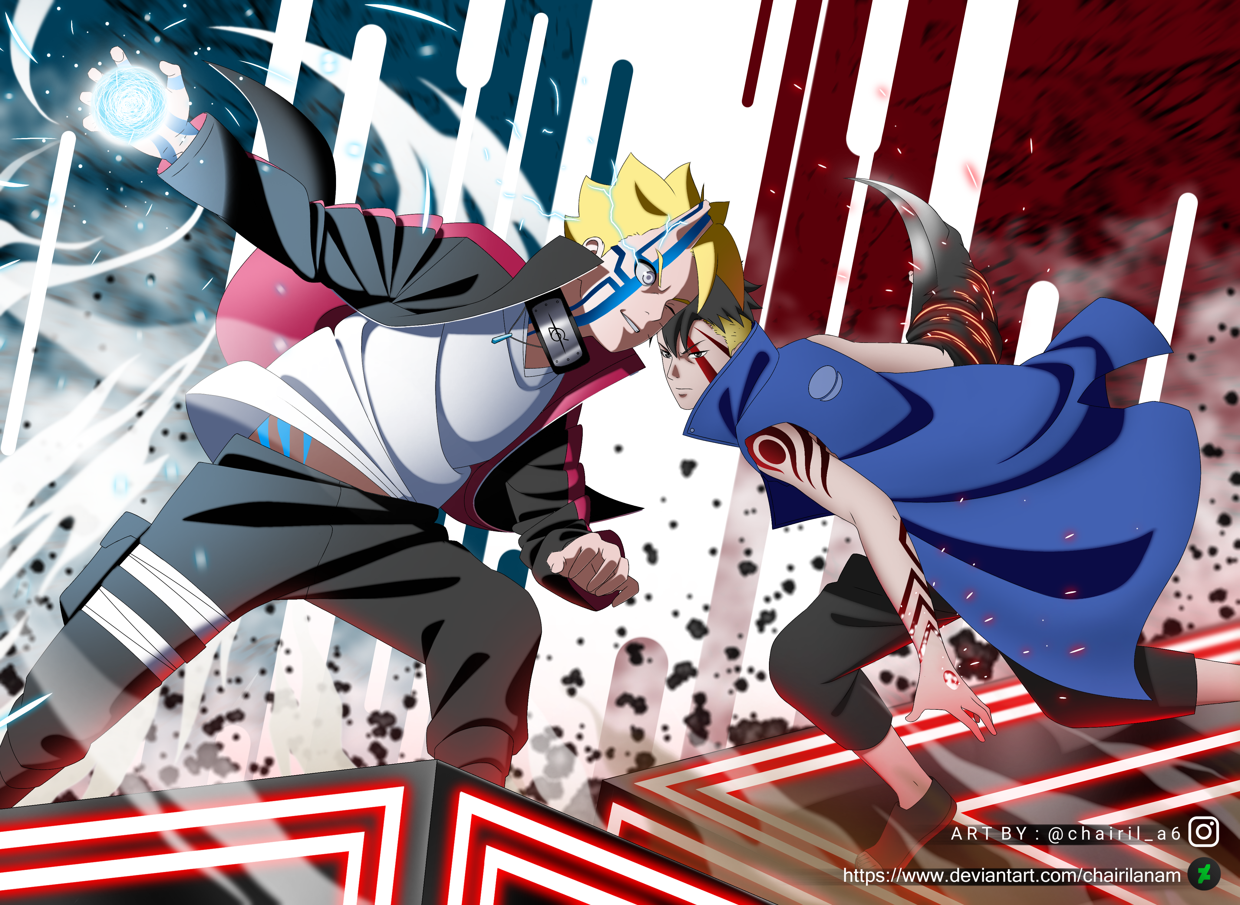 Boruto Two Blue Vortex ( art by me ) by RepairFreddy on DeviantArt