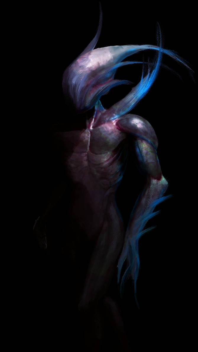 Abstract creature by Luetche on DeviantArt