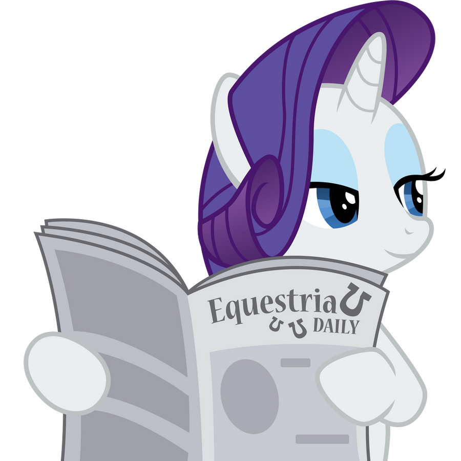 Rarity with Equestria Daily