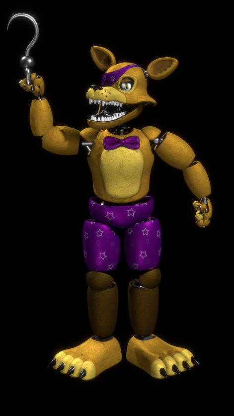 (Blender/FNAF) Spring Foxy by PuppyDog186 on DeviantArt