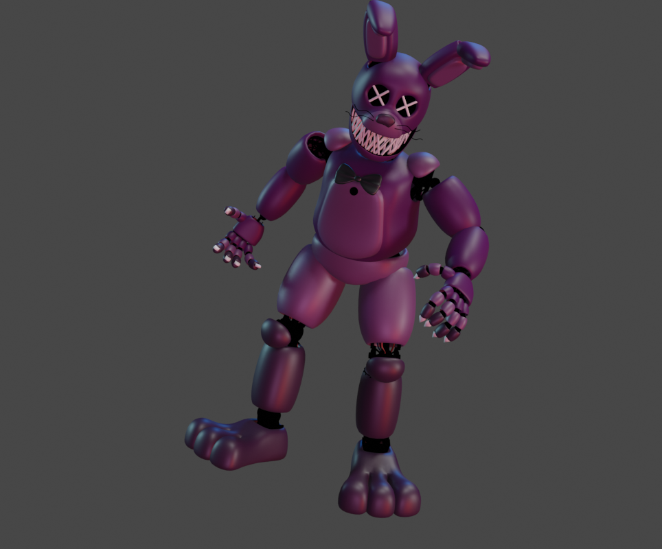 3D file FNAF / FIVE NIGHTS AT FREDDY'S Shadow Bonnie 🎃・3D print