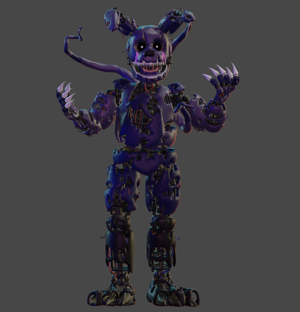 Small Springtrap (Blender/FNAF) Nightmare Springtrap by PuppyDog186 on DeviantArt