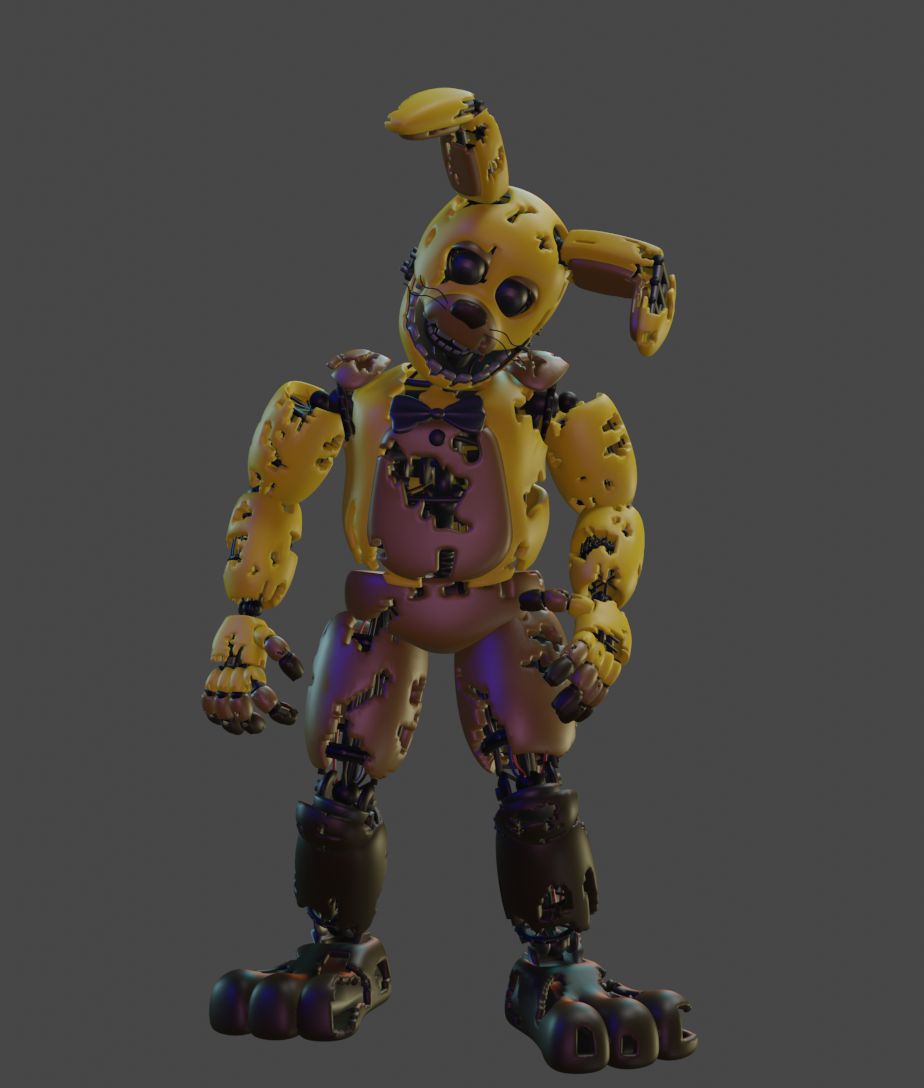 Blender/FNAF) Plushtrap by PuppyDog186 on DeviantArt