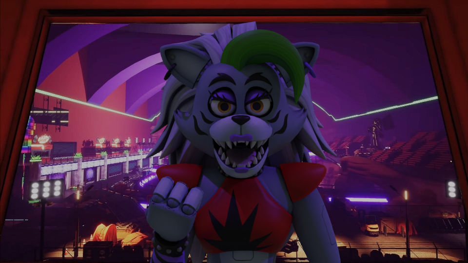 (Blender/FNAF) Roxy's Raceway Wallpaper by PuppyDog186 on DeviantArt