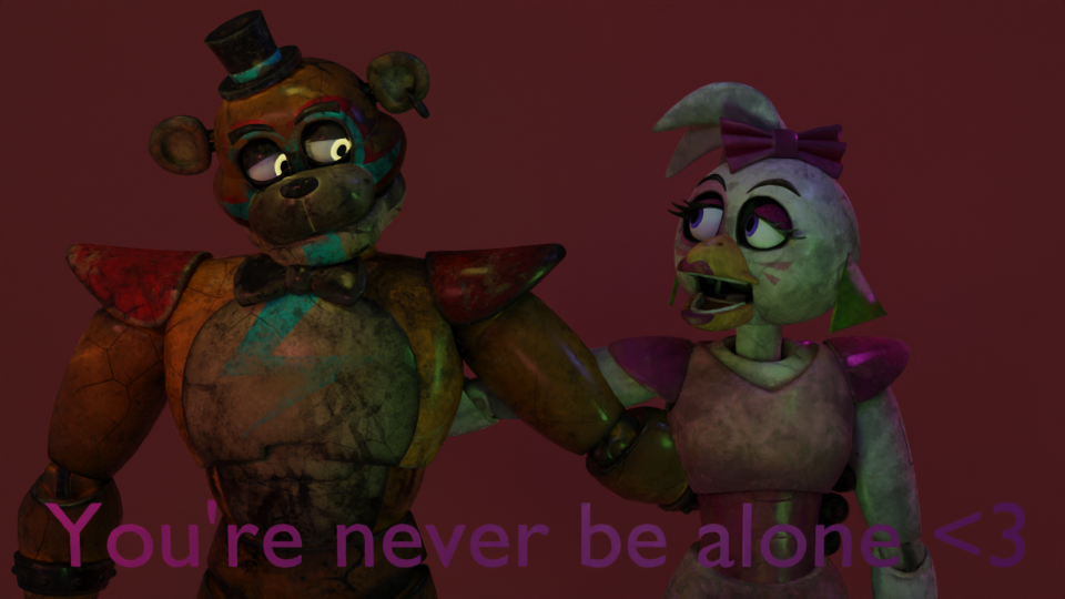 Blender/FNAF) Glamrock Bonnie and his plushie by PuppyDog186 on DeviantArt