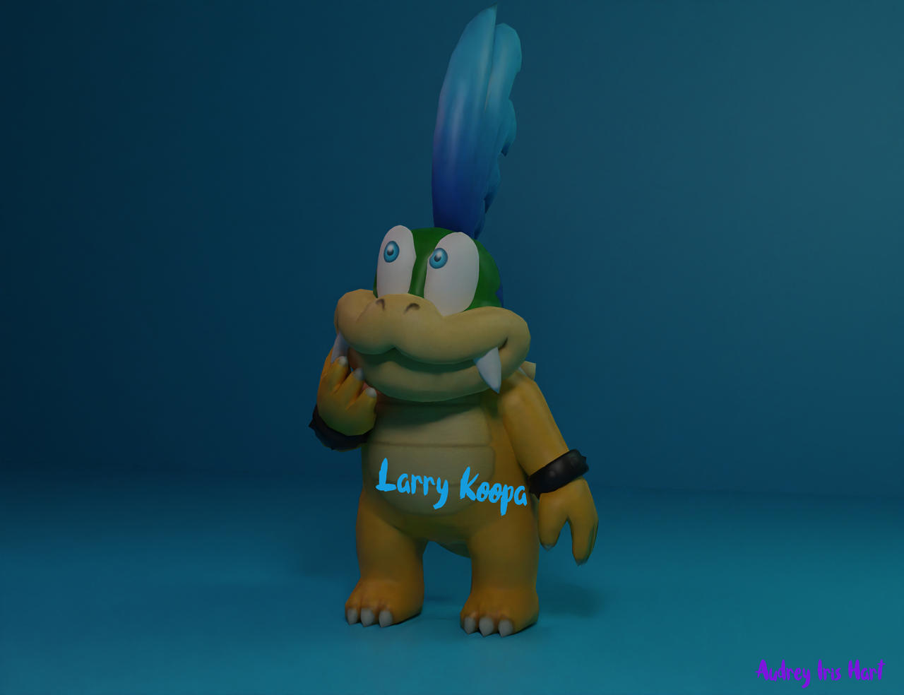 (Blender/NSMB) Larry Koopa by PuppyDog186 on DeviantArt