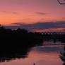 Kupa river at night