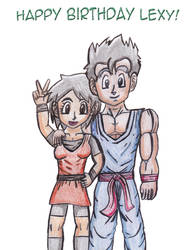 Gohan and Gojie, Son Twins (Lexeh123 Gift)