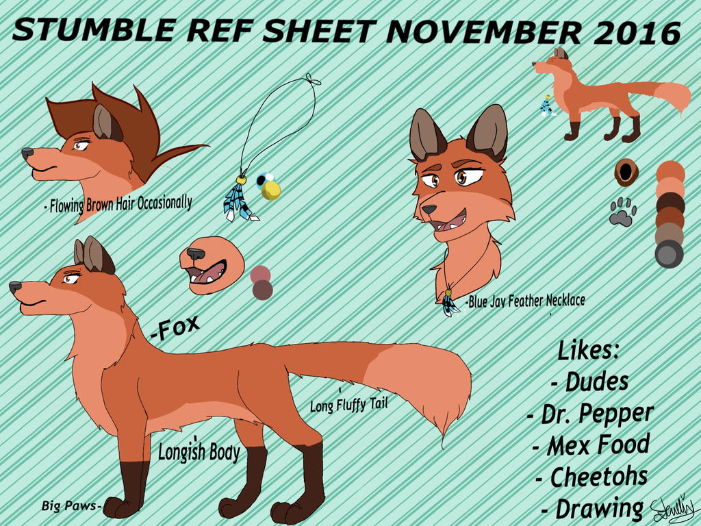 Stumble Ref Sheet Nov 2016 by StumblingPine41 on DeviantArt