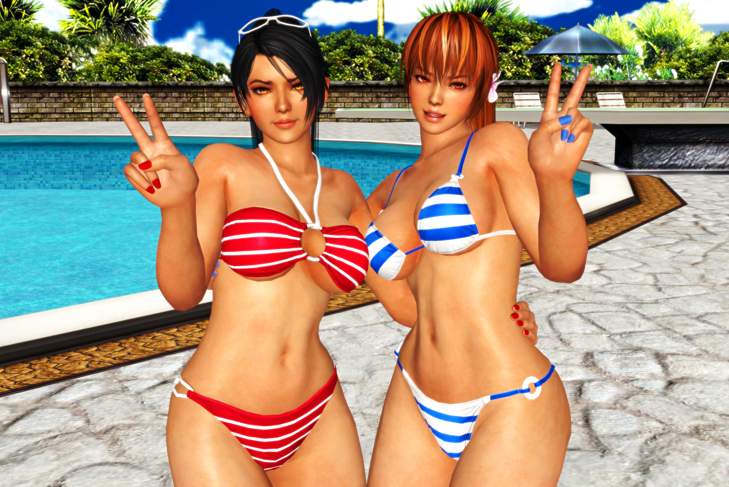 Momiji and Kasumi