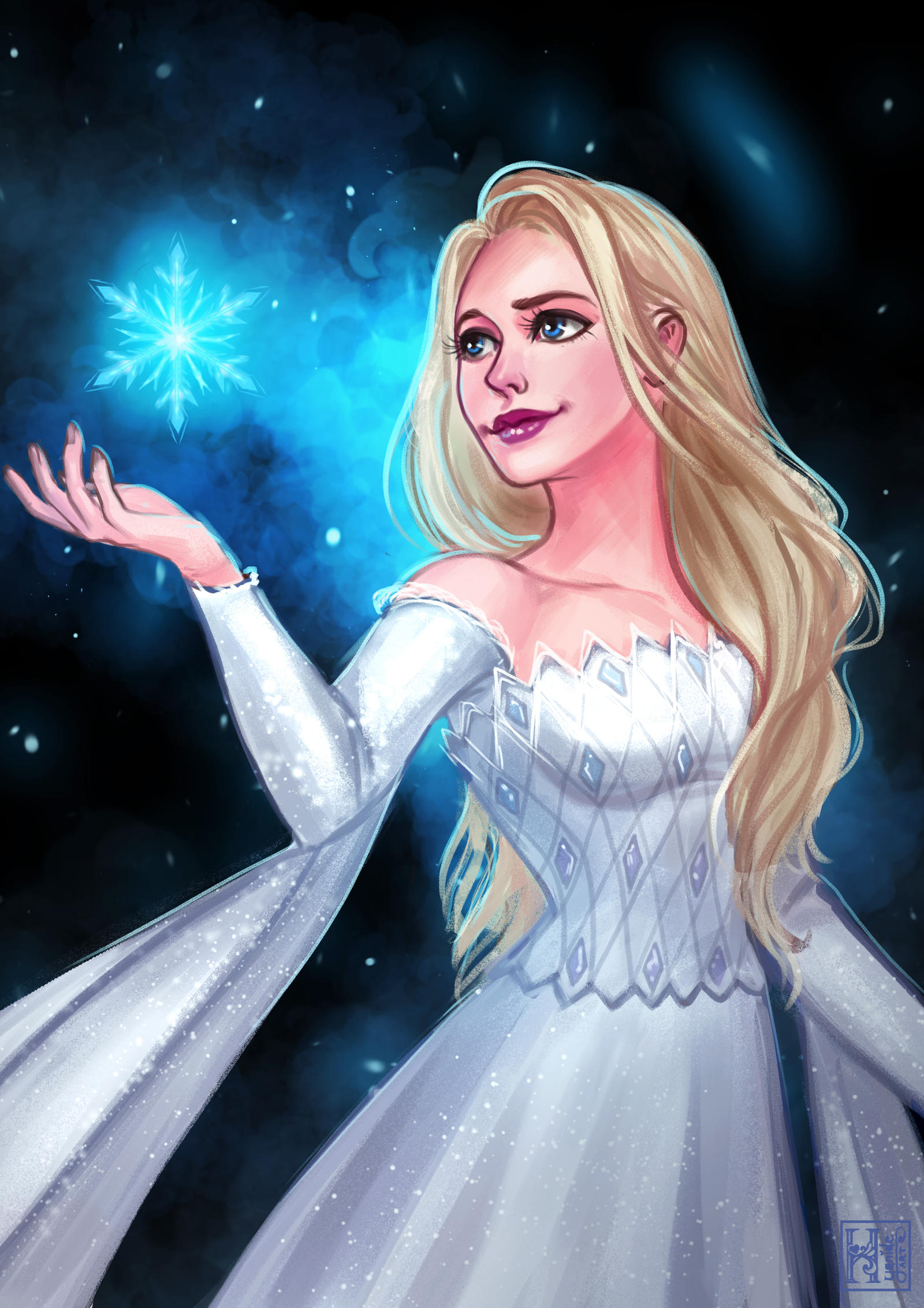 Comp Elsa Amazing Elsa - Commission by Hyanide on DeviantArt
