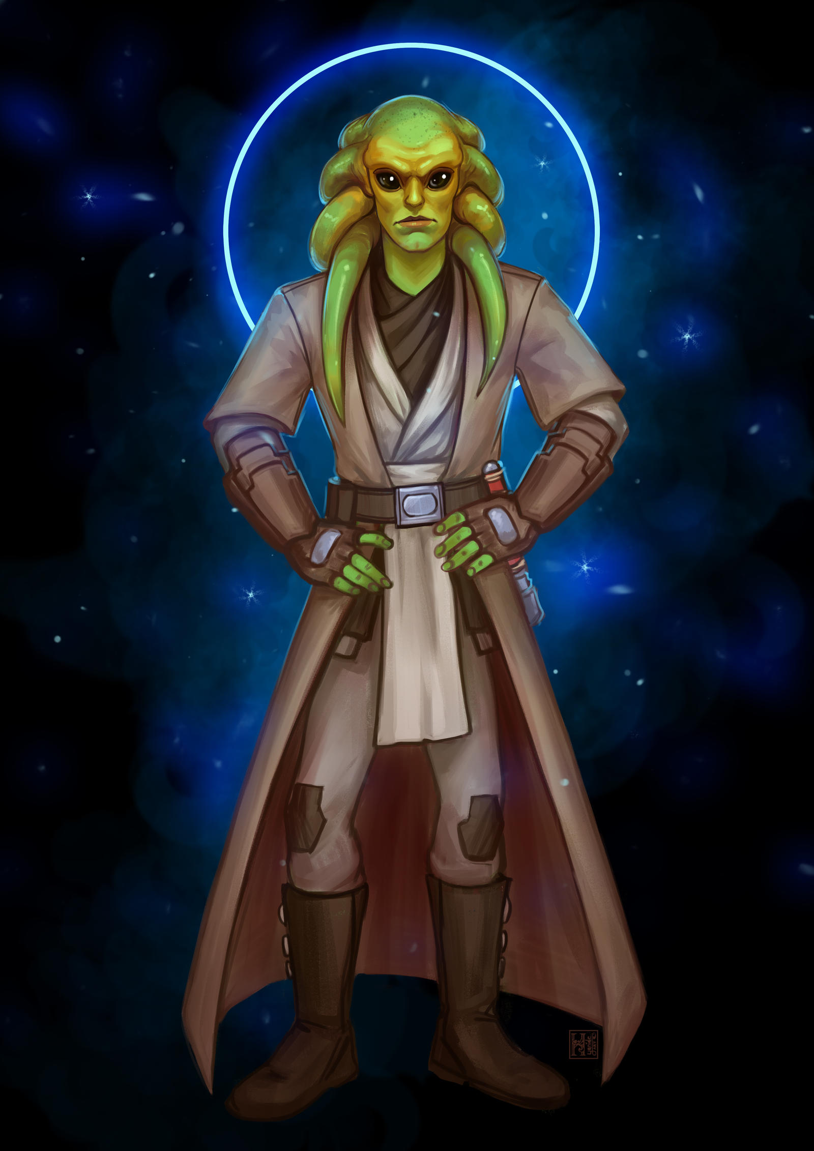 Jedi - Commission by Hyanide on DeviantArt