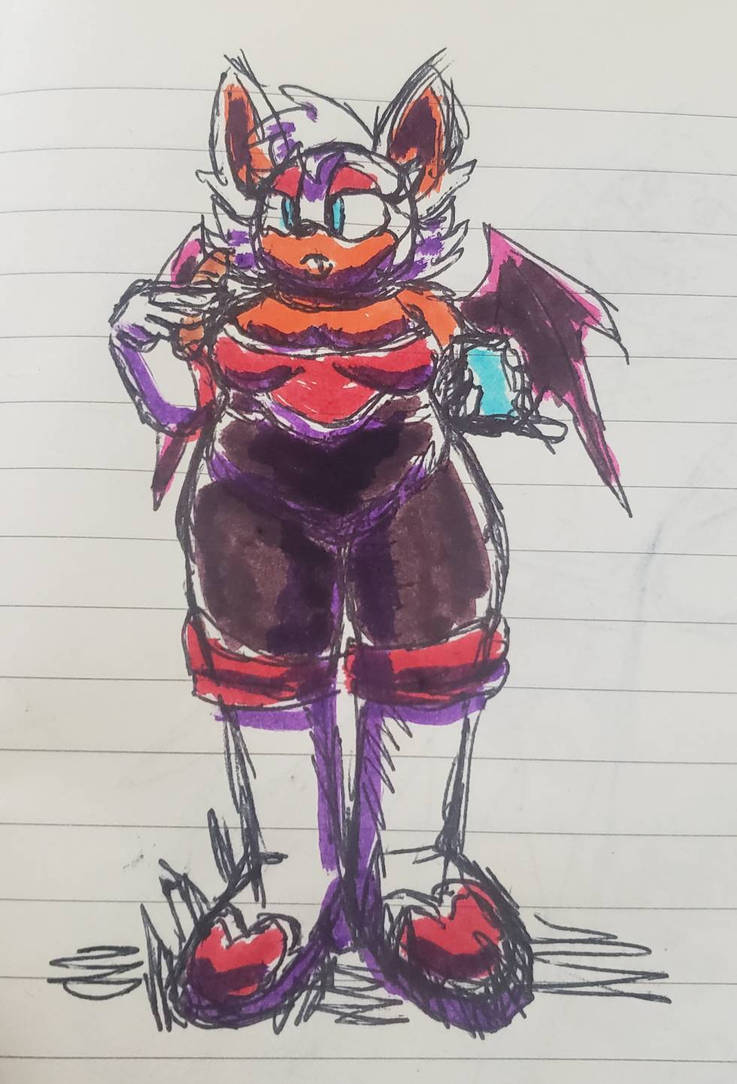 Chubby Rouge Sketch by Shady517104 on DeviantArt