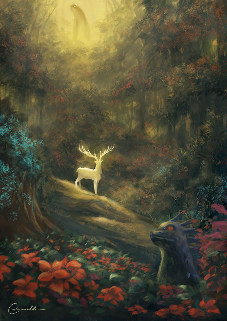 Forest by caciocavallo373 on DeviantArt
