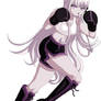 Kyoko kirigiri in boxing gear