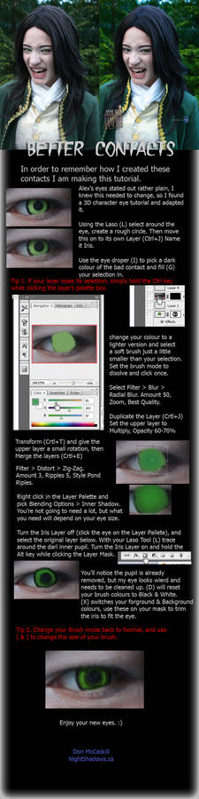 Vampire Eyes Tutorial