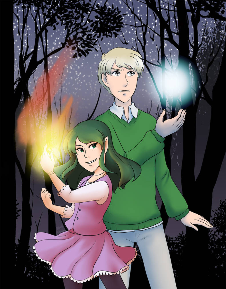 Cool Poses in the Woods by kabocha