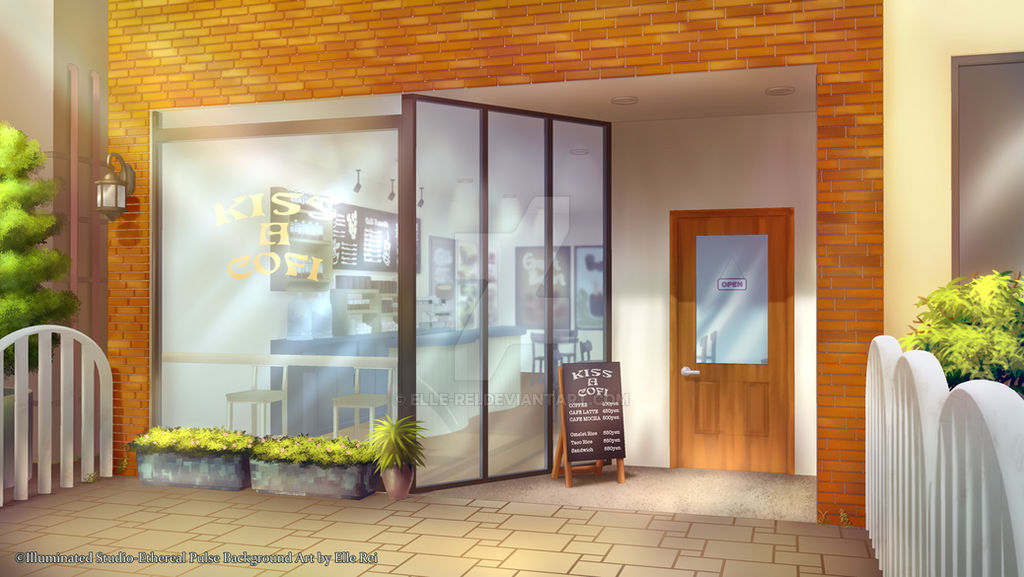 Cafe Blue Deviantart :CM: Cafe by Elle-Rei on DeviantArt