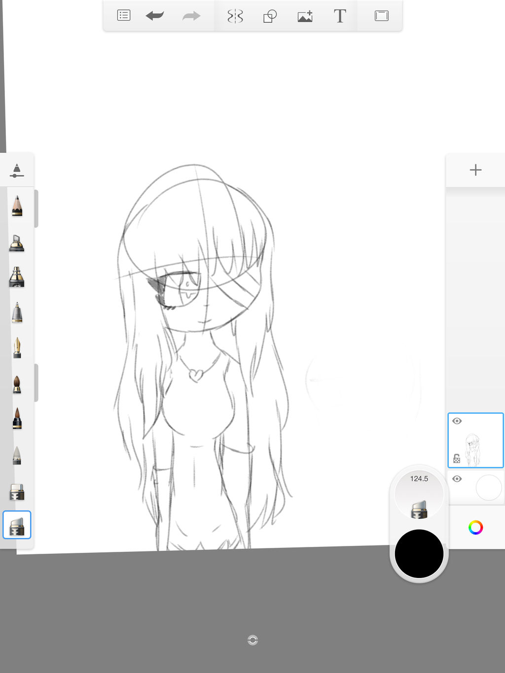 Colorless Oc A colorless art of my oc by MelliannaUwU on DeviantArt