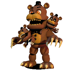 Fnaf World Nightmare Golden Freddy by kingofbut on DeviantArt