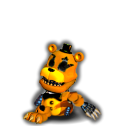 Fnaf World Nightmare Golden Freddy by kingofbut on DeviantArt