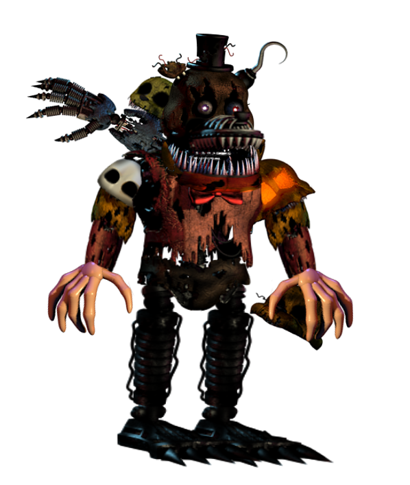 Fnaf World Nightmare Golden Freddy by kingofbut on DeviantArt