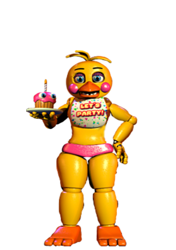 Toy Chica Png - Fnaf 2 Toy Chica Full Body, Transparent Png - 728x1024  (#6405354) - PinPng