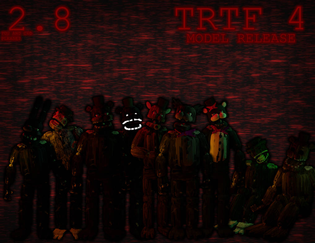 Trtf Models (C4D/FNAF) TRTF Classic SAGA Model Pack Release by AdrianProductions on ...
