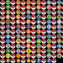 Tazos Pokemon Kanto Region 1-151 Vector(English)