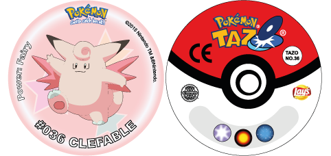 36 Clefable Pokemon Tazos Vector Drawing by tekserkan on DeviantArt