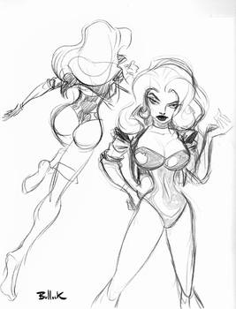 Black Canary sketches