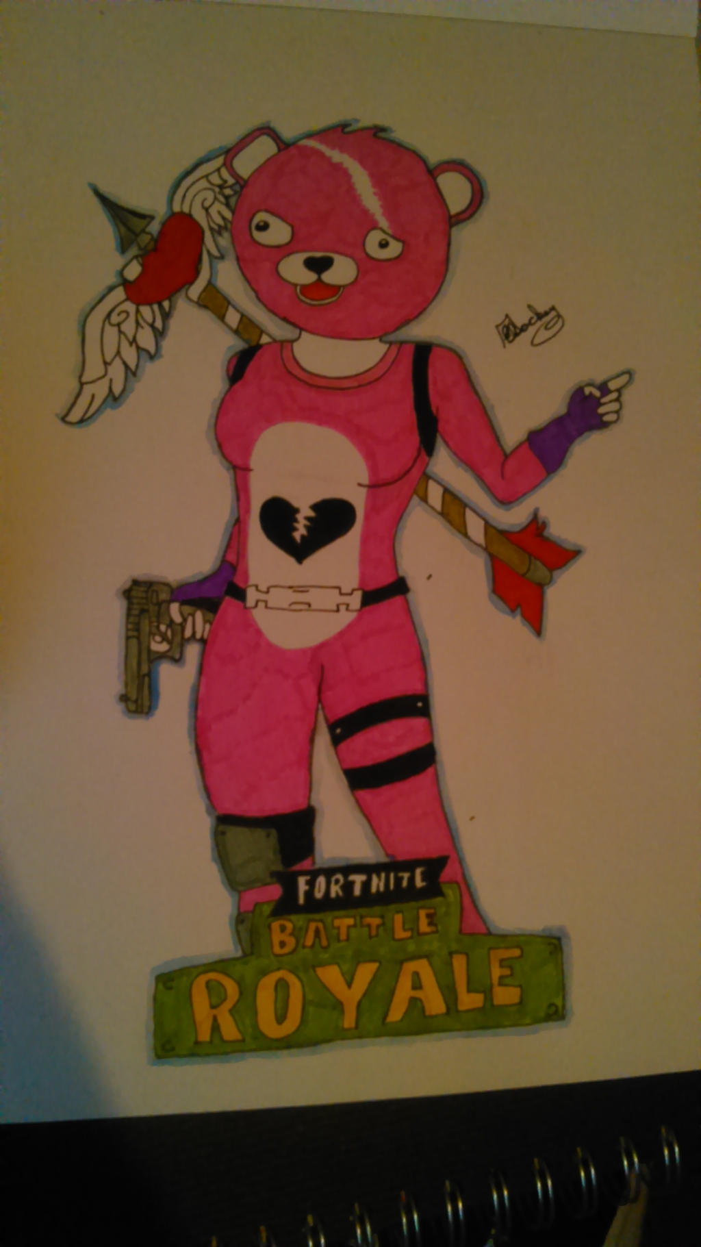 Fortnite teddy bear skin by Deathbyfeels on DeviantArt