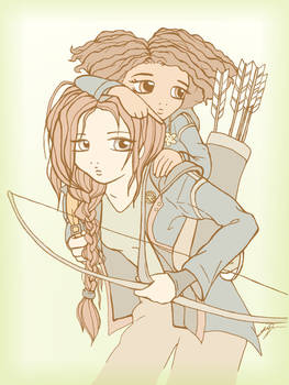 Katniss and Rue