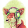 Deer With Headphones