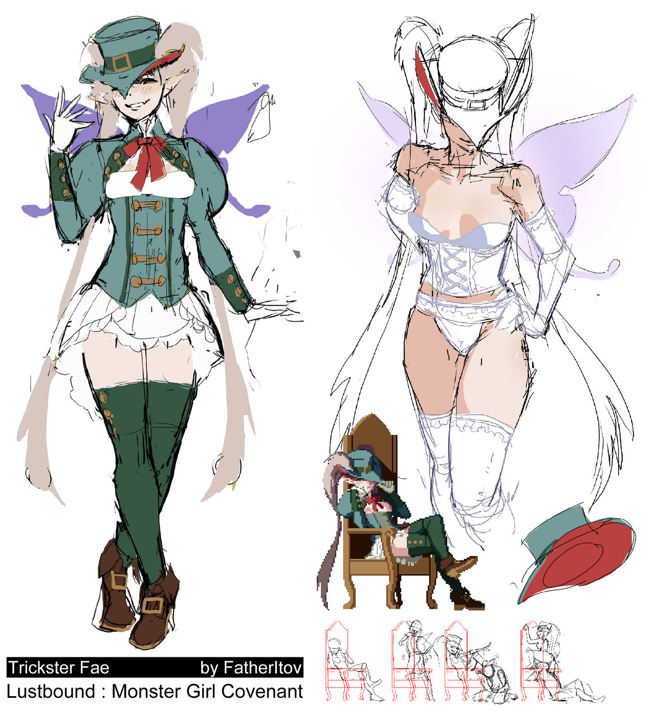 Trickster Fae Concept Art