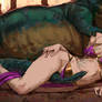 Princess Sapphire and the hutt