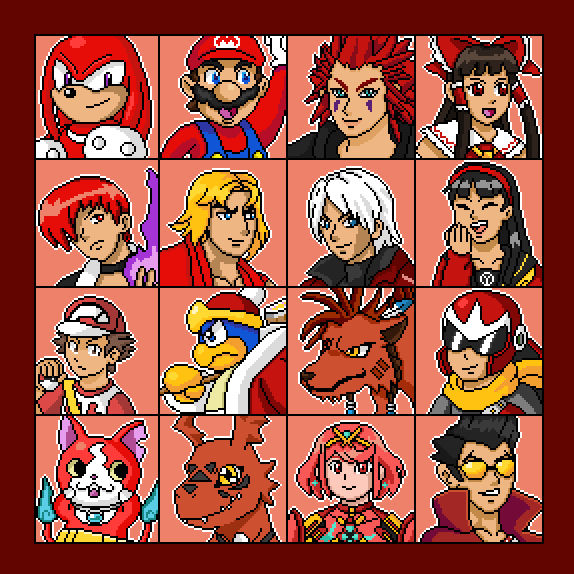 Red 2d Character Red Character Collection by KaosMass95 on DeviantArt